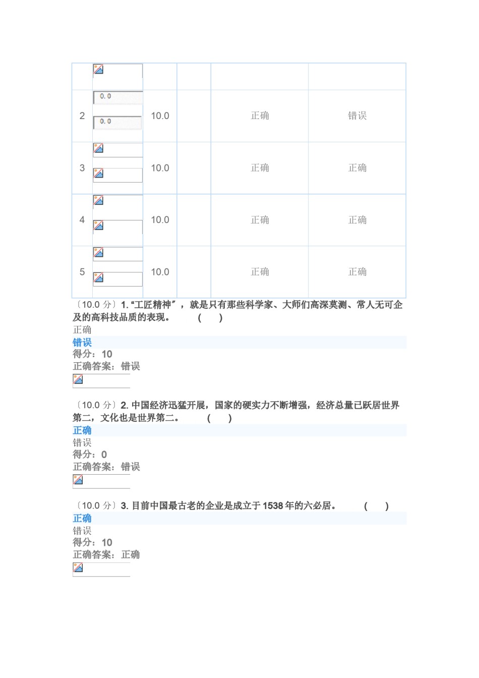 2022年医学专题—【2017】职业素养与工匠精神-答案.doc_第3页