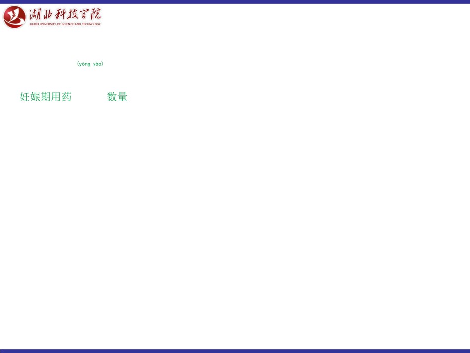 2022年医学专题—7-妊娠期和哺乳期妇女用药.ppt_第3页