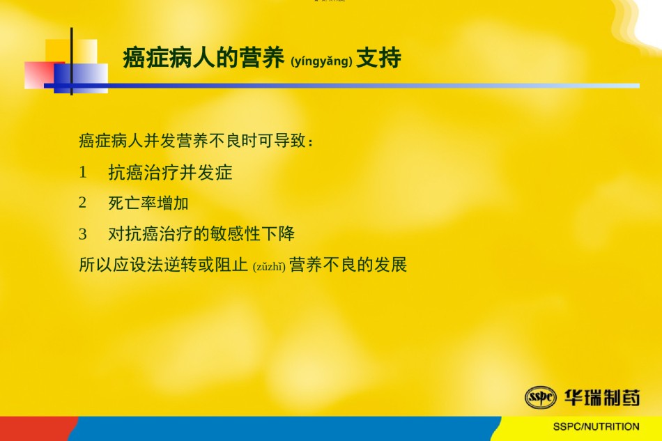 2022年医学专题—癌症病人的营养支持.ppt_第1页