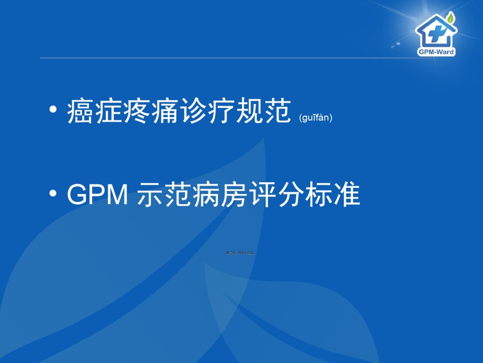 2022年医学专题—癌症疼痛诊疗规范及评分标准.ppt_第2页