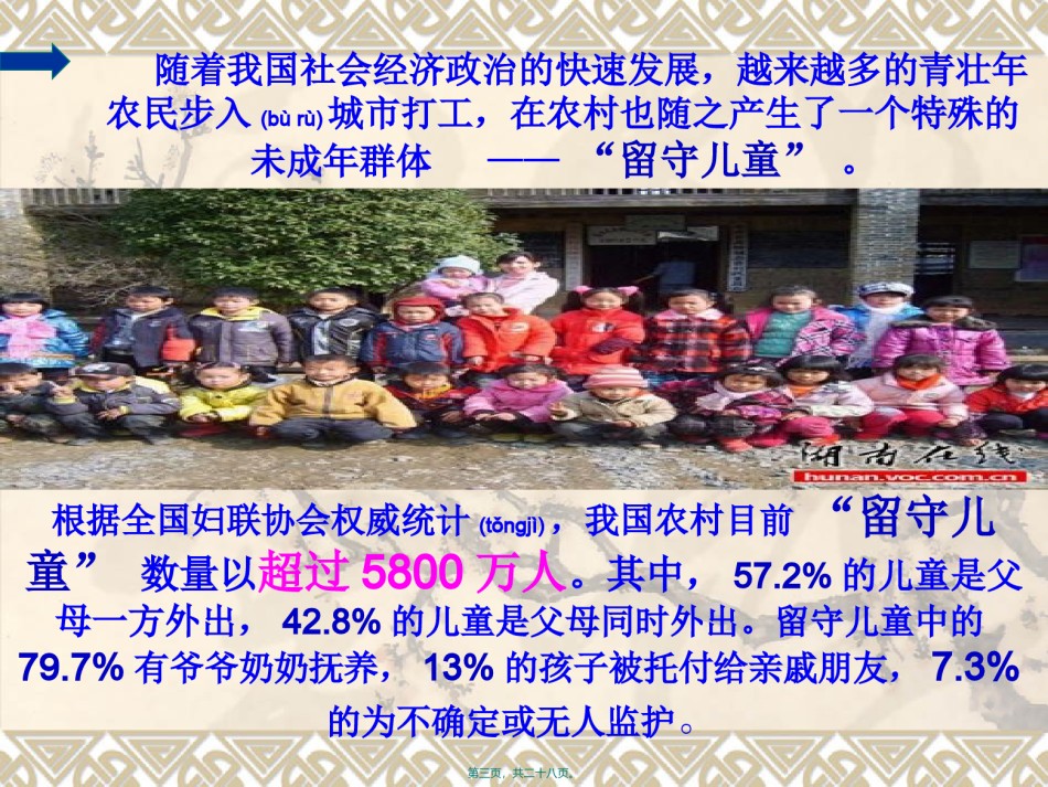 2022年医学专题—爱的呼唤-----聚焦中国留守儿童.ppt_第3页