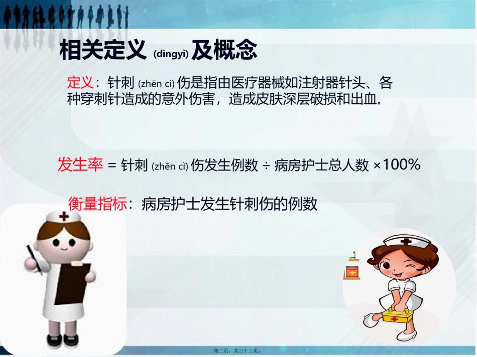 2022年医学专题—爱天使圈-降低针刺伤发生率.pptx_第2页