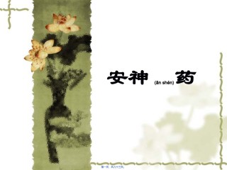 2022年医学专题—安神药改.ppt