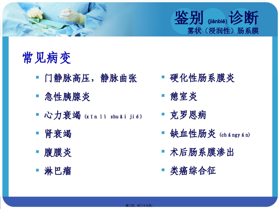 2022年医学专题—八、雾状(浸润性)肠系膜.pptx_第2页