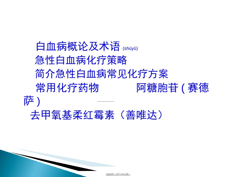 2022年医学专题—白血病化疗策略.ppt_第2页