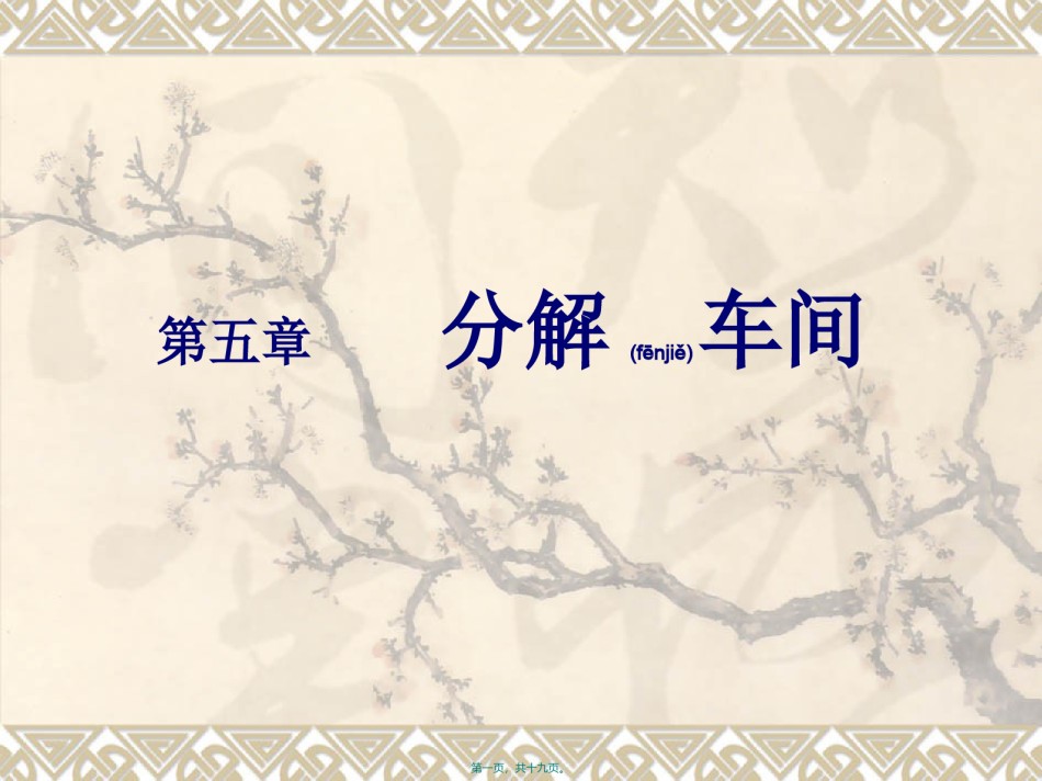 2022年医学专题—拜耳法生产氧化铝05分解车间-sn.ppt_第1页