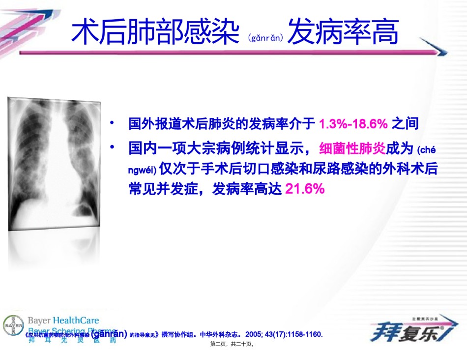 2022年医学专题—拜复乐——肺部感染患者的最佳选择.ppt_第2页