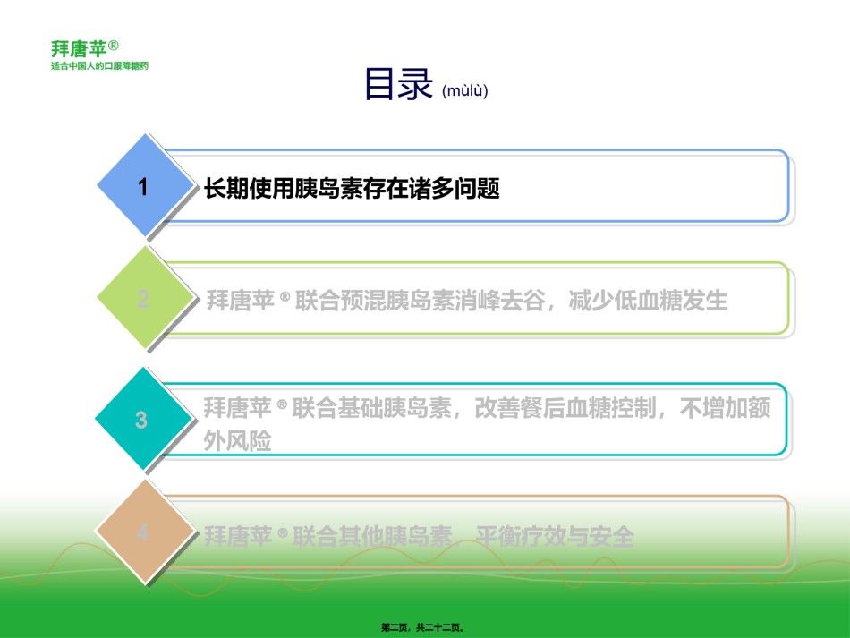 2022年医学专题—拜唐苹-内分泌科-科室会2013-胰岛素联用.ppt_第2页