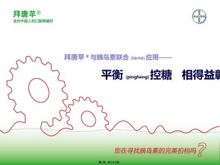 2022年医学专题—拜唐苹-内分泌科-科室会2013-胰岛素联用.ppt