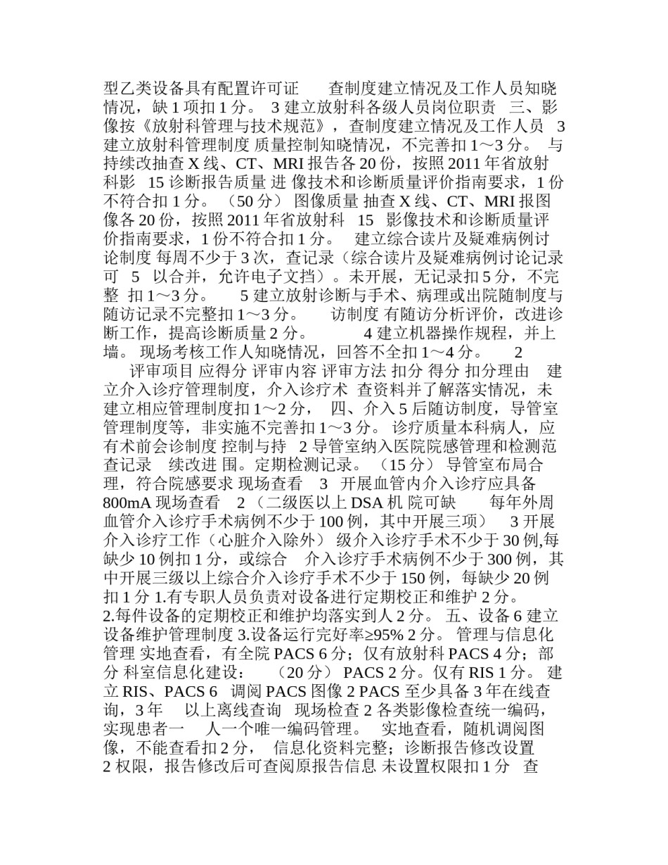 2022年医学专题—版放射质控检查标准.docx_第2页