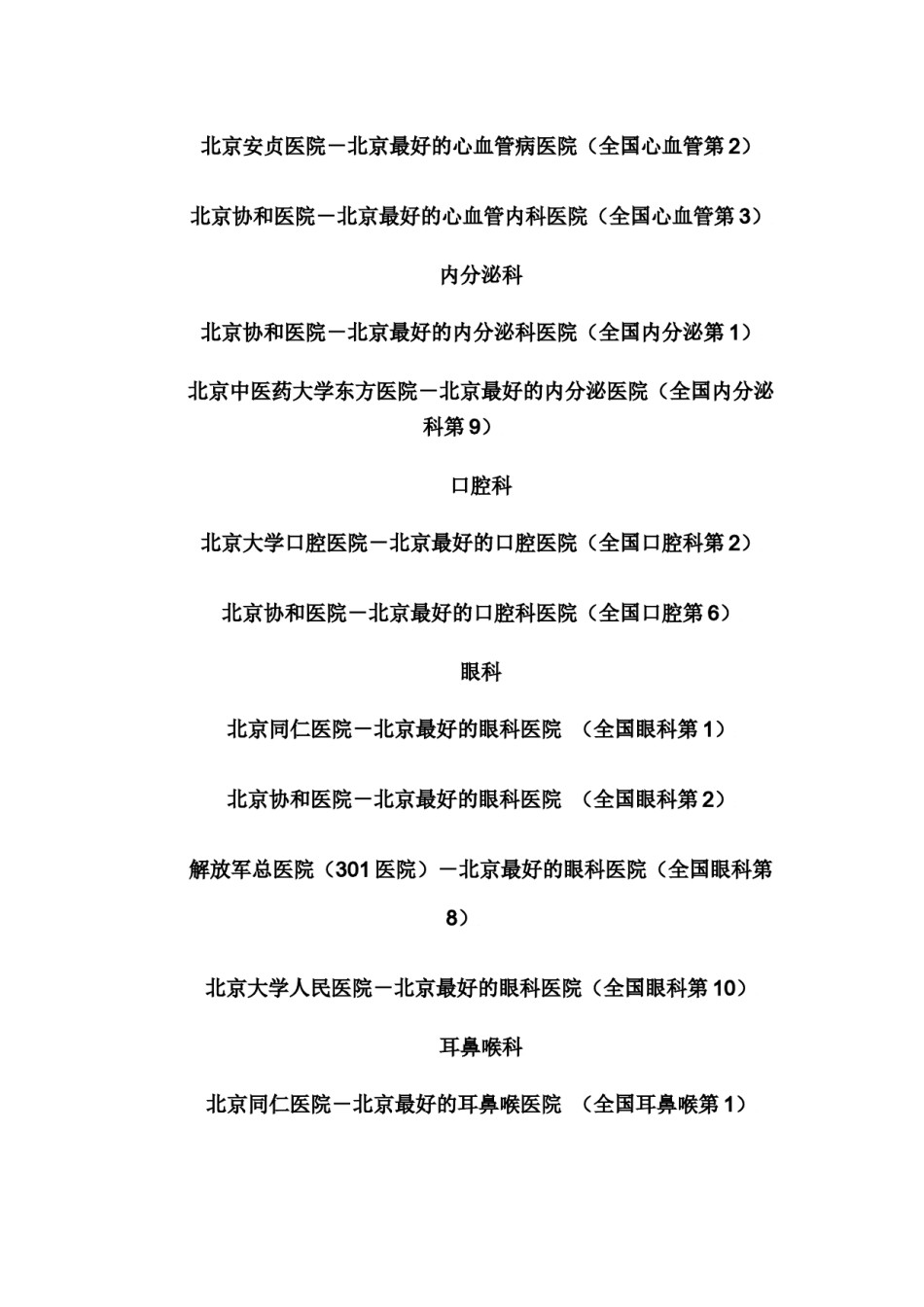 2022年医学专题—北京最好的医院.docx_第3页