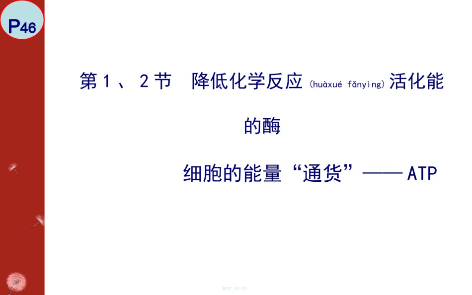 2022年医学专题—必修1-细胞的能量供应和利用.ppt_第3页