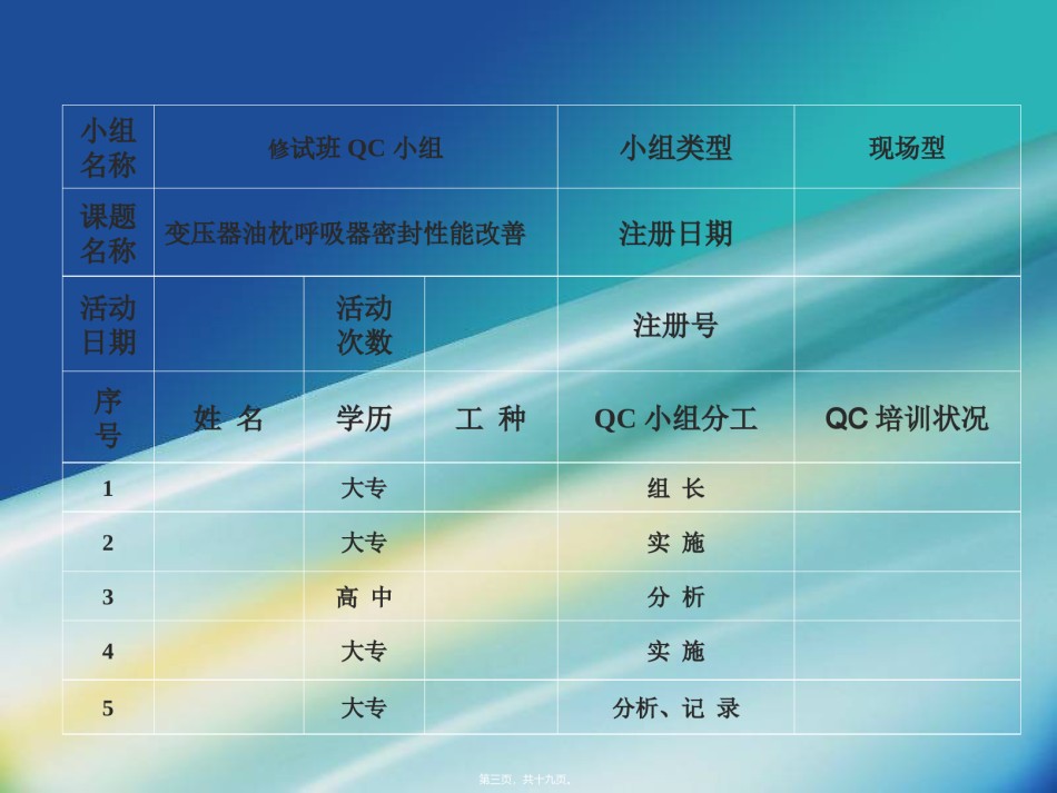2022年医学专题—变压器油枕呼吸器密封性能改善.ppt_第3页