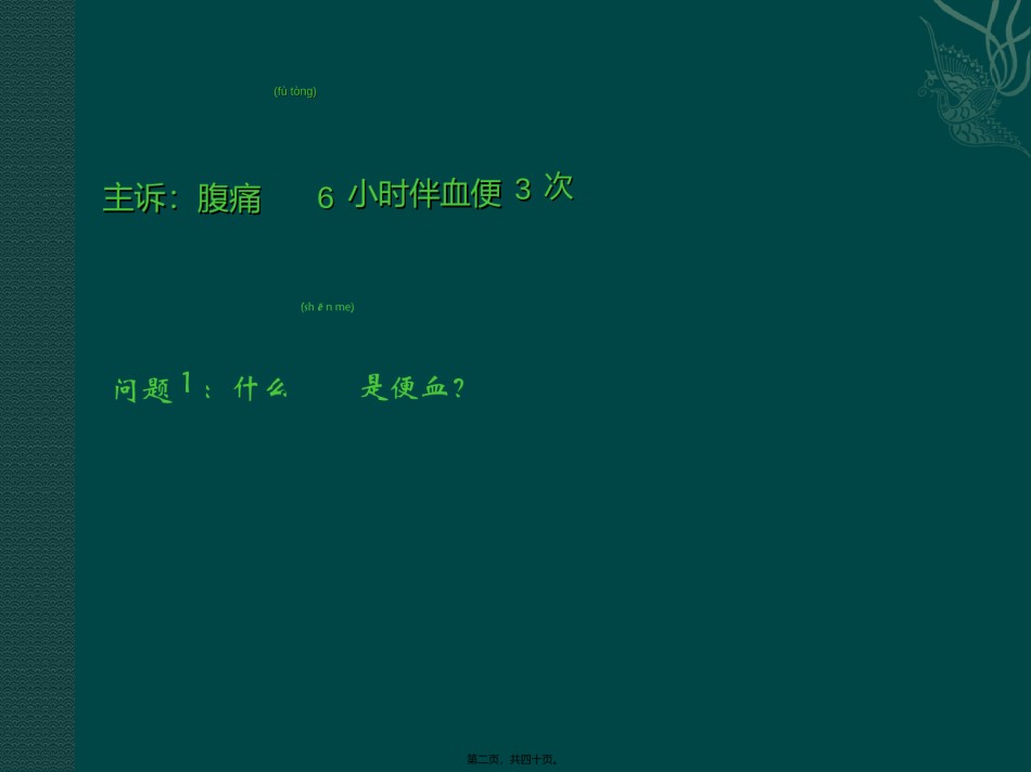 2022年医学专题—便血原因待查.ppt_第2页