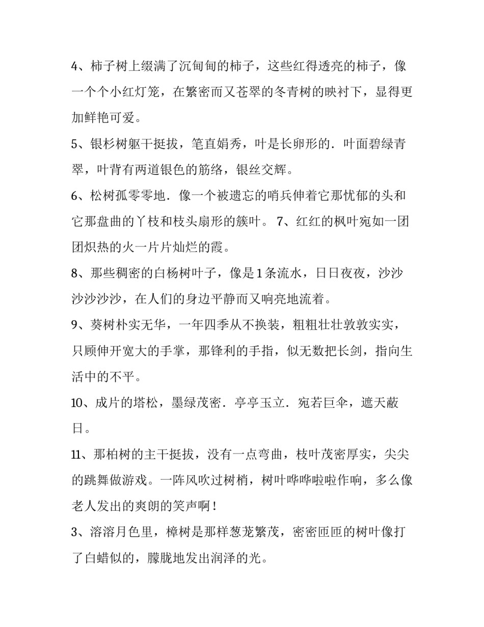 小树随风摇摆拟人句_第2页