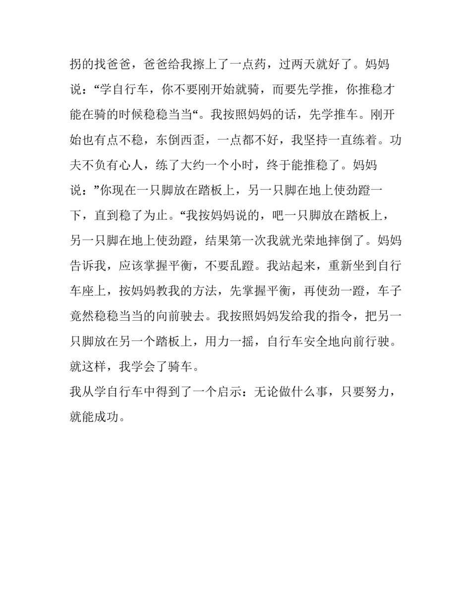 功夫不负有心人作文_第3页