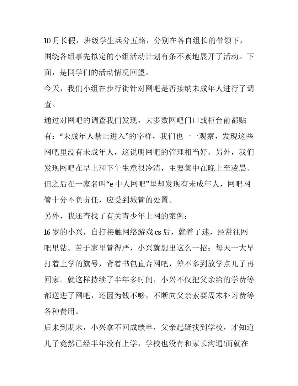 网络调查报告(14篇)_第3页