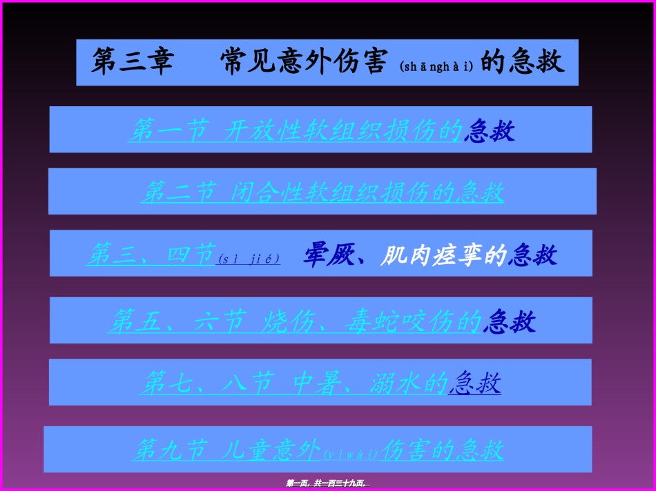 2022年医学专题—常见意外伤害的急救.ppt_第1页