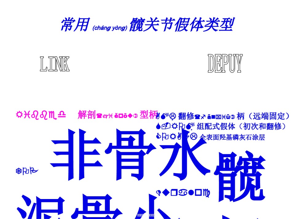 2022年医学专题—常用髋关节假体类.ppt_第1页