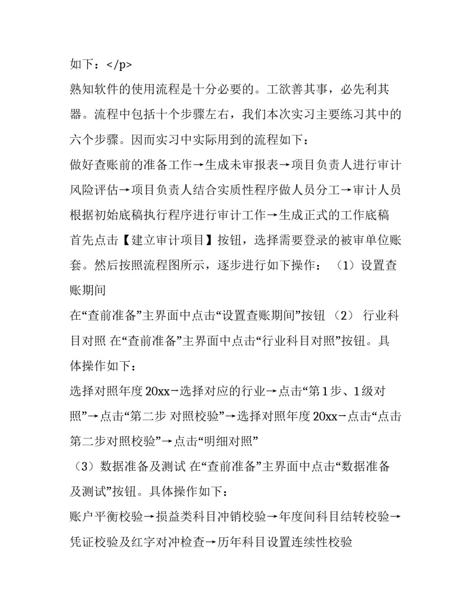 最新审计实训报告结果(三篇)_第3页