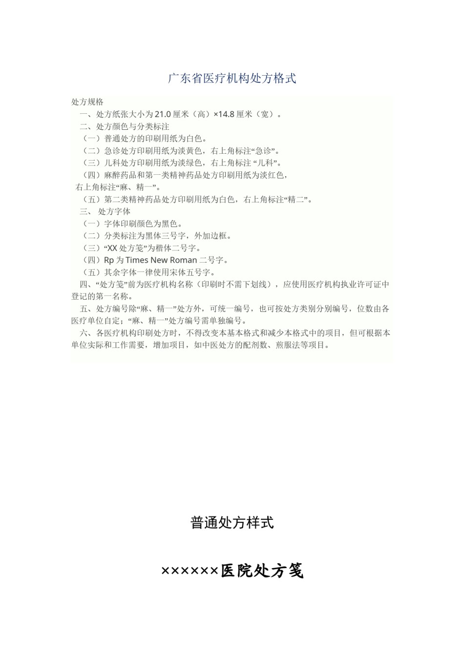 2022年医学专题—处方样式.docx_第1页