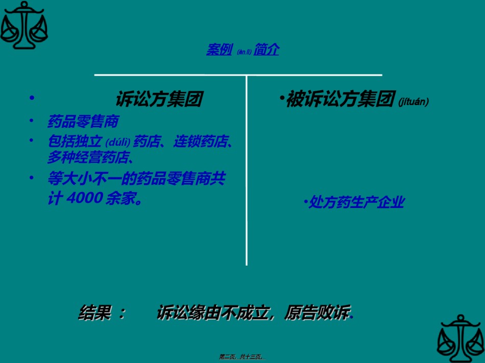 2022年医学专题—处方药反垄断案例分析.ppt_第2页