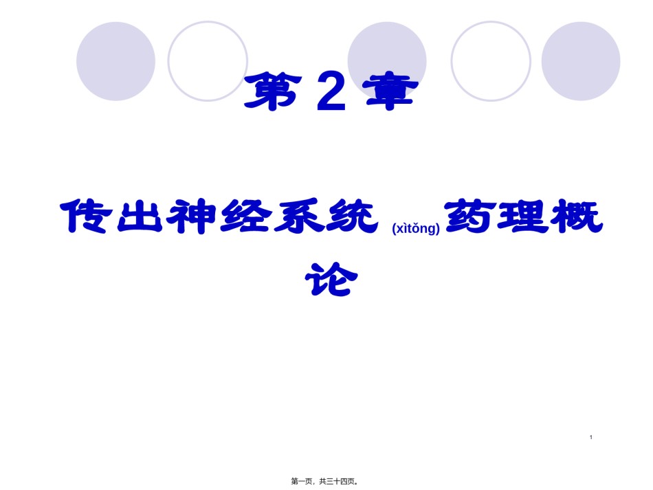 2022年医学专题—传出神经系统药讲义.ppt_第1页