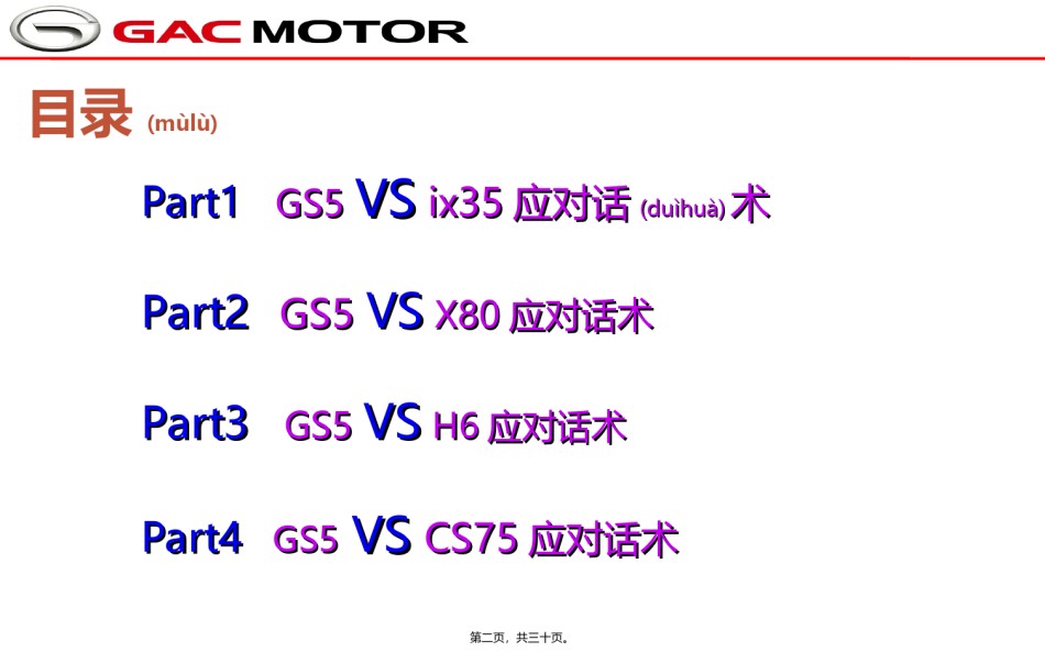 2022年医学专题—传祺GS5竞品应对话术(ix35-X80-H6-CS75).ppt_第2页