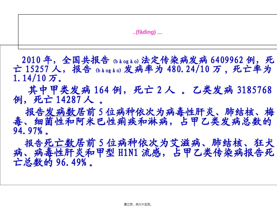 2022年医学专题—传染病防治与突发公共卫生事件.ppt_第3页