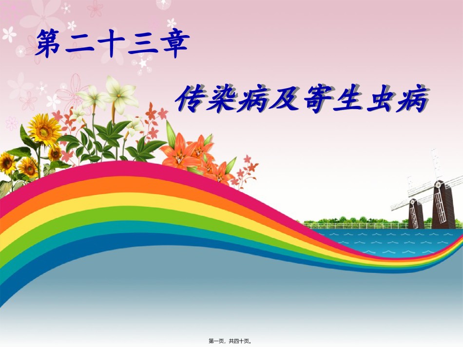 2022年医学专题—传染病及寄生虫病.ppt_第1页