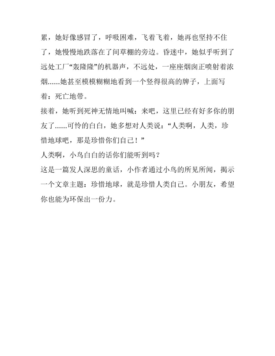 小鸟白白的故事_第3页