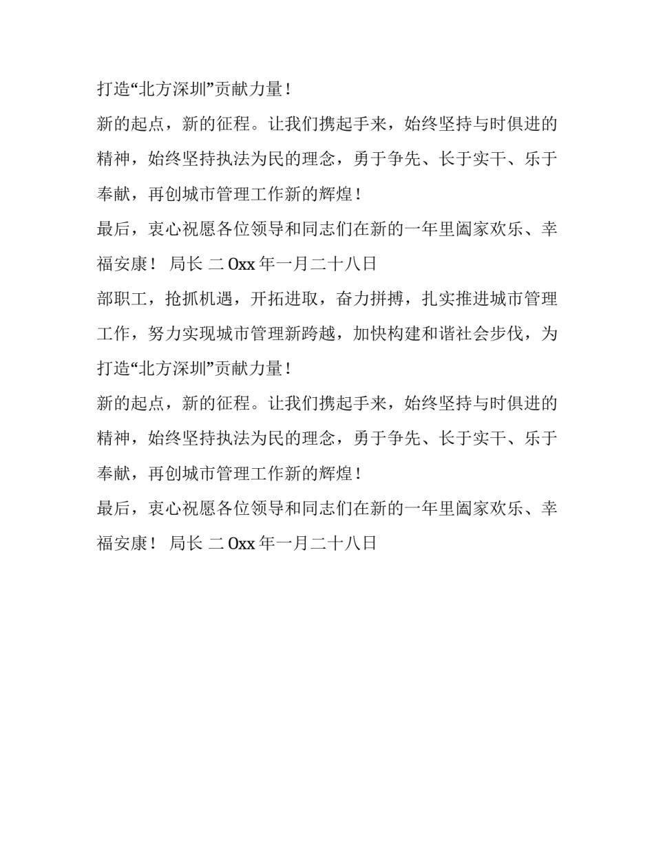 局长新年致辞_第2页