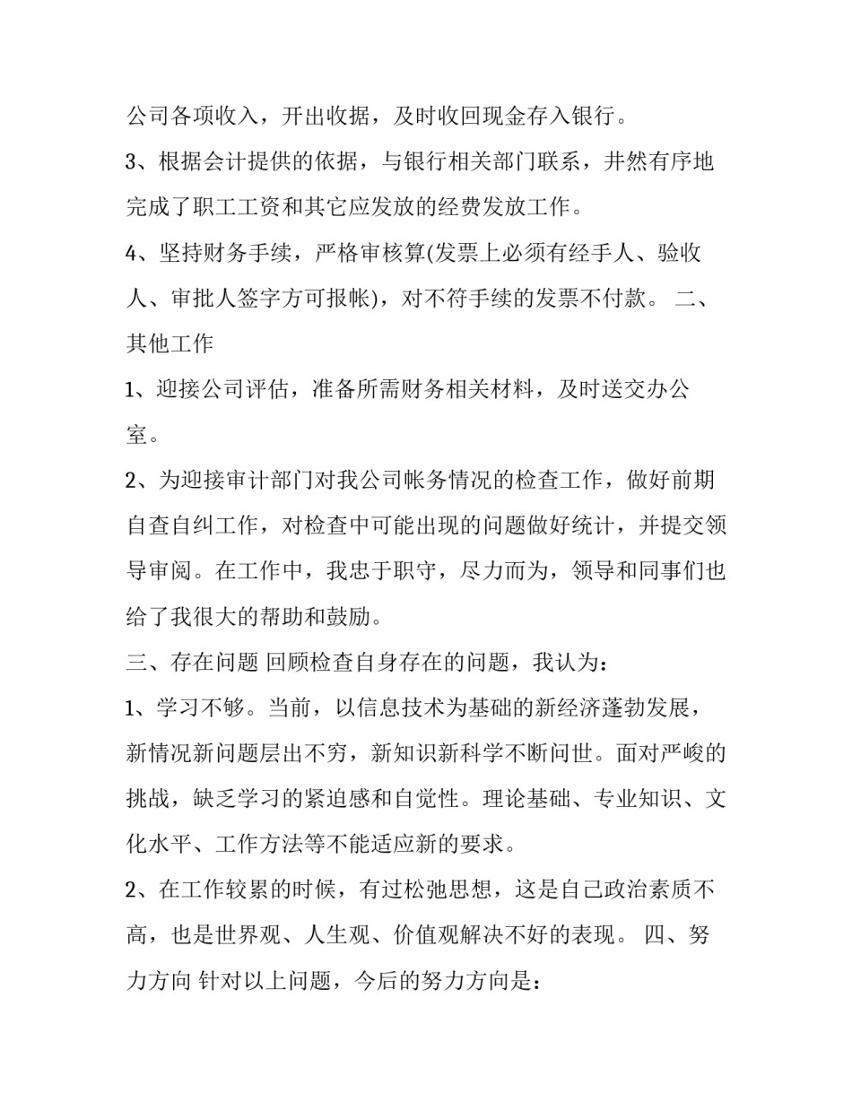 最新出纳年底总结报告 出纳年底个人总结(5篇)_第2页