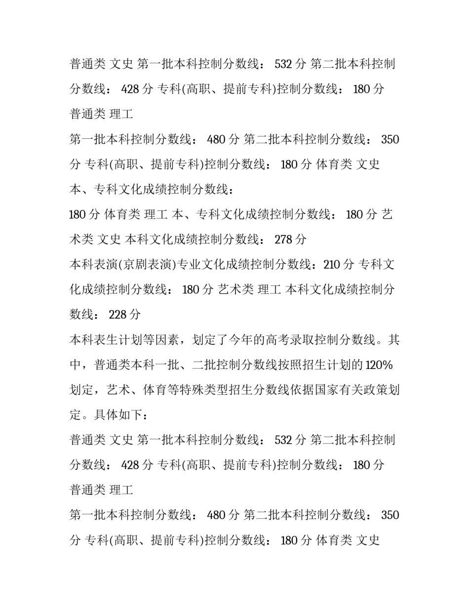 2023年沈阳高考分数段(3篇)_第2页