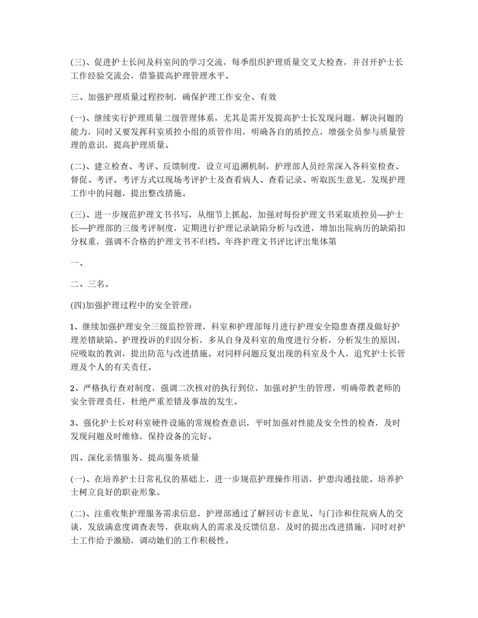 2024年护士工作计划_第2页