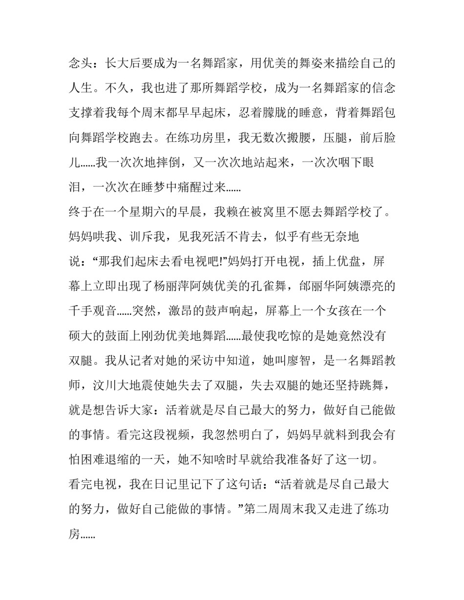 最新点燃激情,传递梦想演讲稿 挥动激情,放飞梦想演讲稿(17篇)_第3页