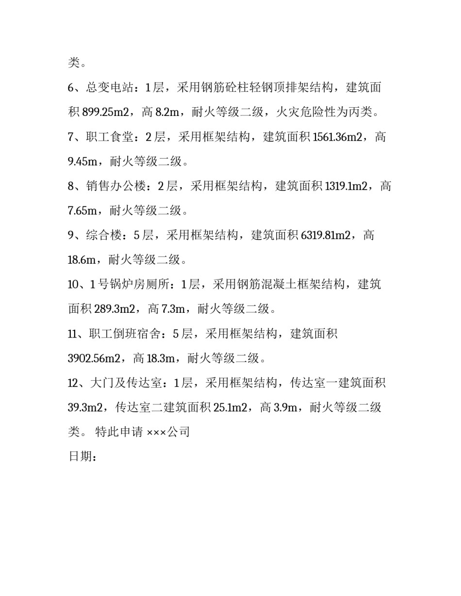 消防验收的申请报告_第2页