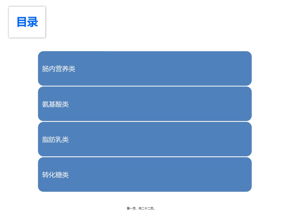 2022年医学专题—肠外营养药品介绍.pptx_第1页