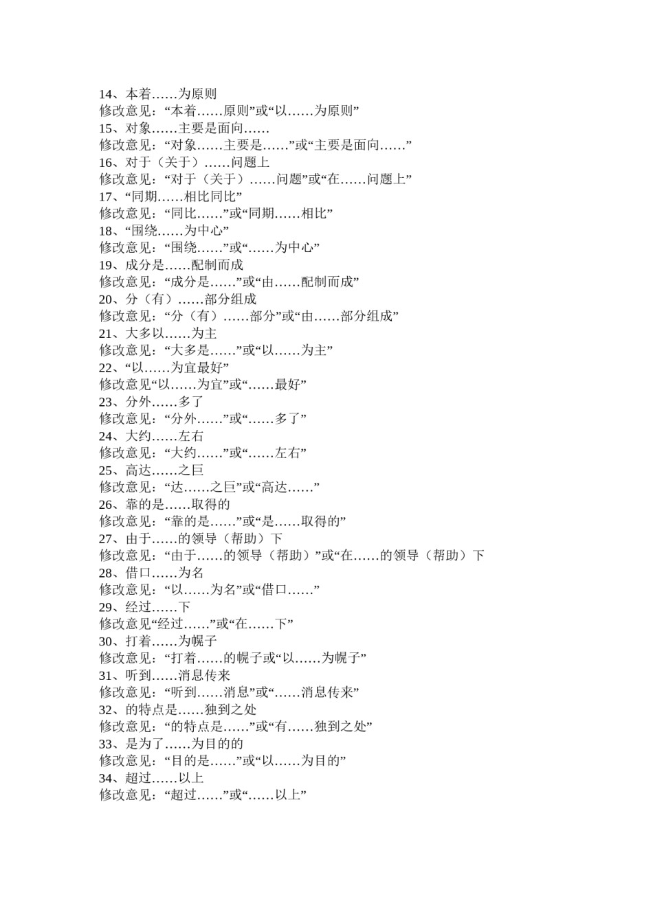 2022年医学专题—常见病句杂糅格式.docx_第3页