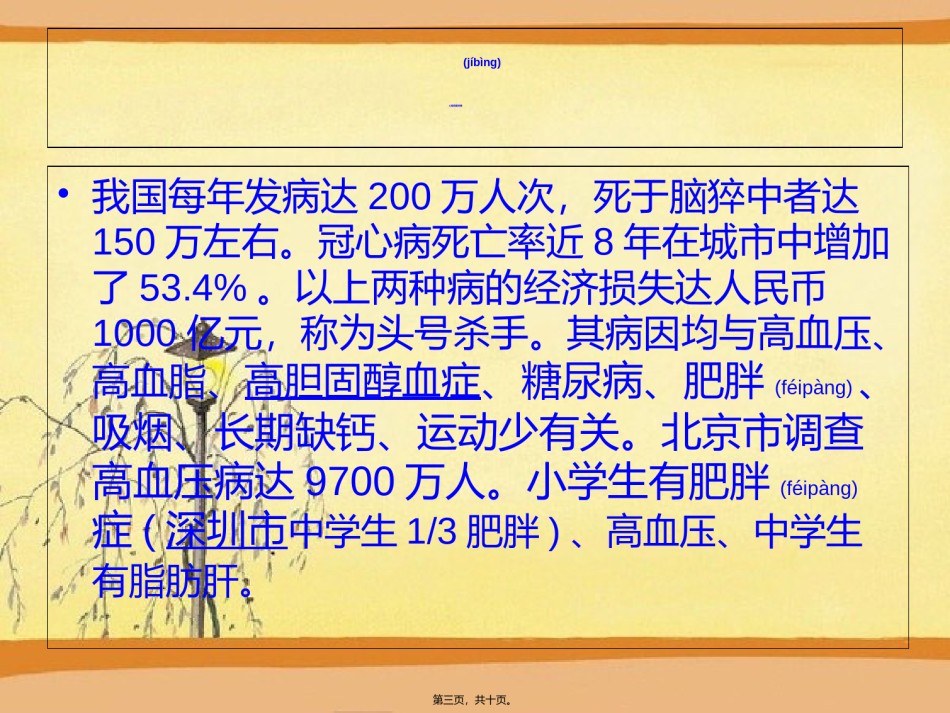 2022年医学专题—常见的现代文明病的那些.ppt_第3页