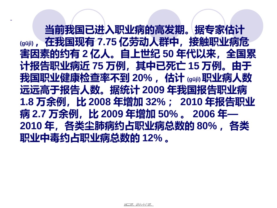 2022年医学专题—常见的职业病危害及防护.ppt_第2页