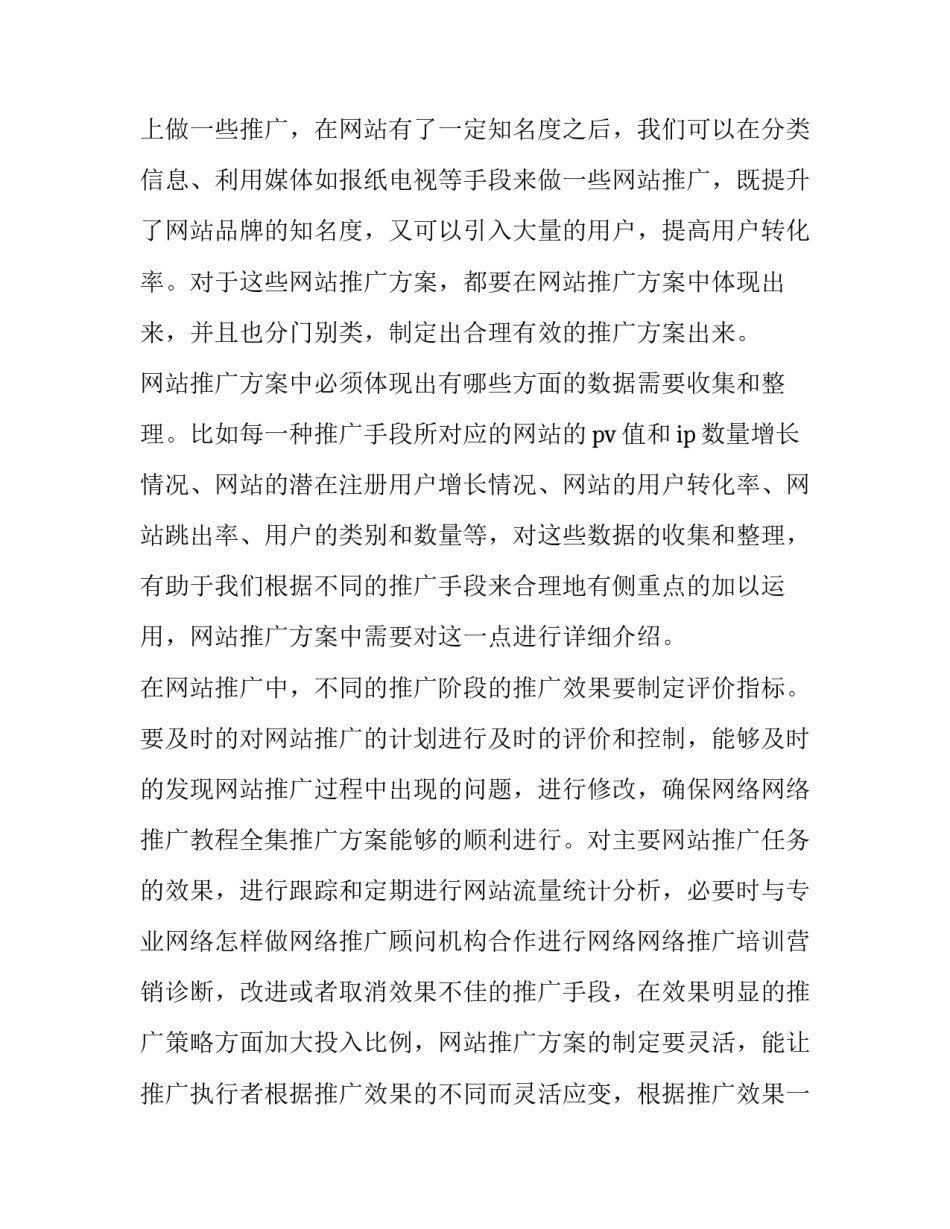 2023年武汉网站推广方案 网站推广方案总结(5篇)_第2页