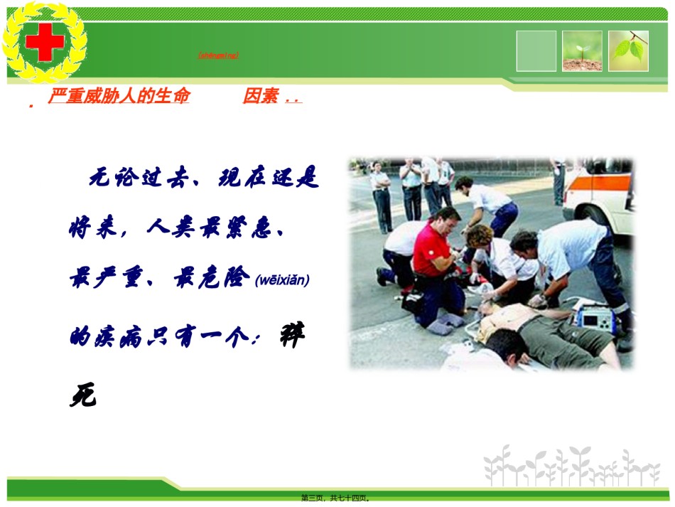 2022年医学专题—常见急症及意外伤害现场救护.ppt_第3页