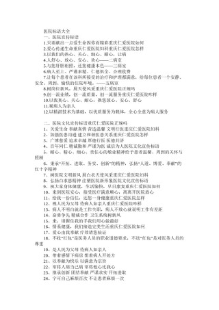 2022年医学专题—创建平安医院标语.doc