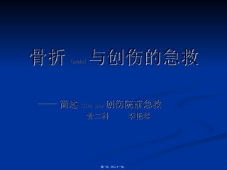 2022年医学专题—创伤骨折的急救模板.ppt
