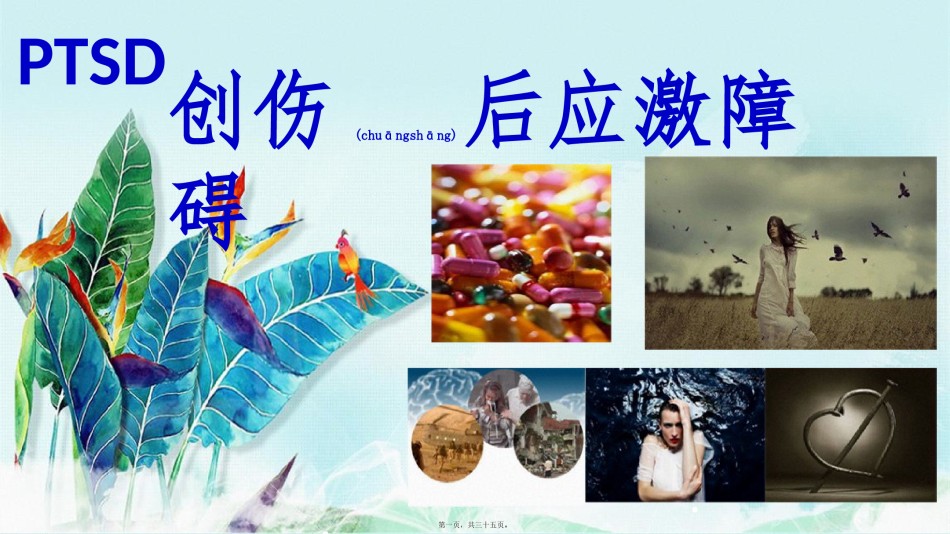 2022年医学专题—创伤后应激障碍ppt.pptx_第1页
