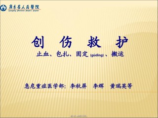 2022年医学专题—创伤救护概要.ppt
