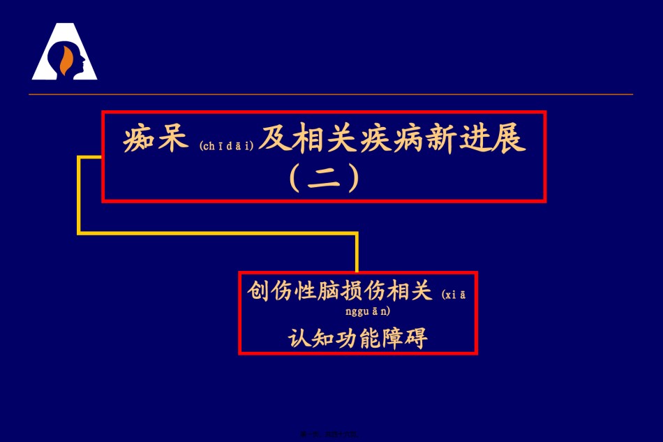 2022年医学专题—创伤性脑损伤相关认知功能障碍.ppt_第1页