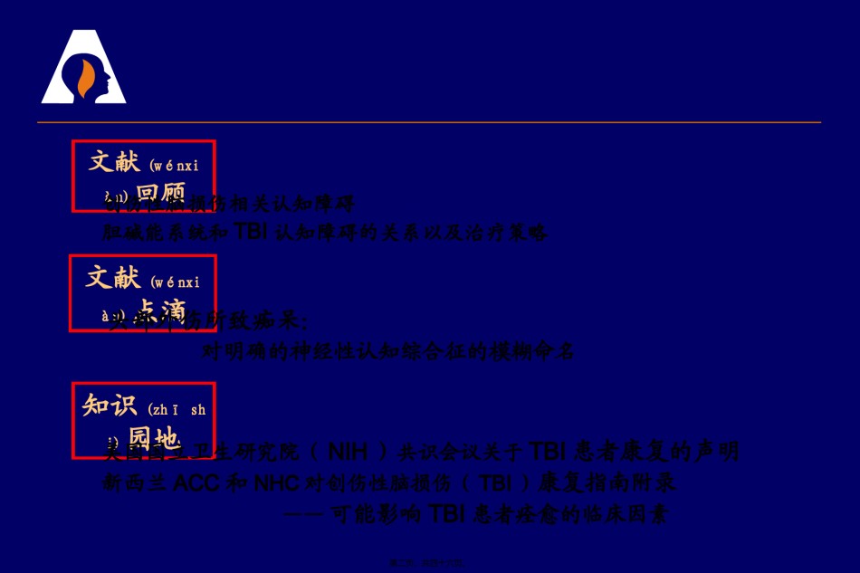 2022年医学专题—创伤性脑损伤相关认知功能障碍.ppt_第2页