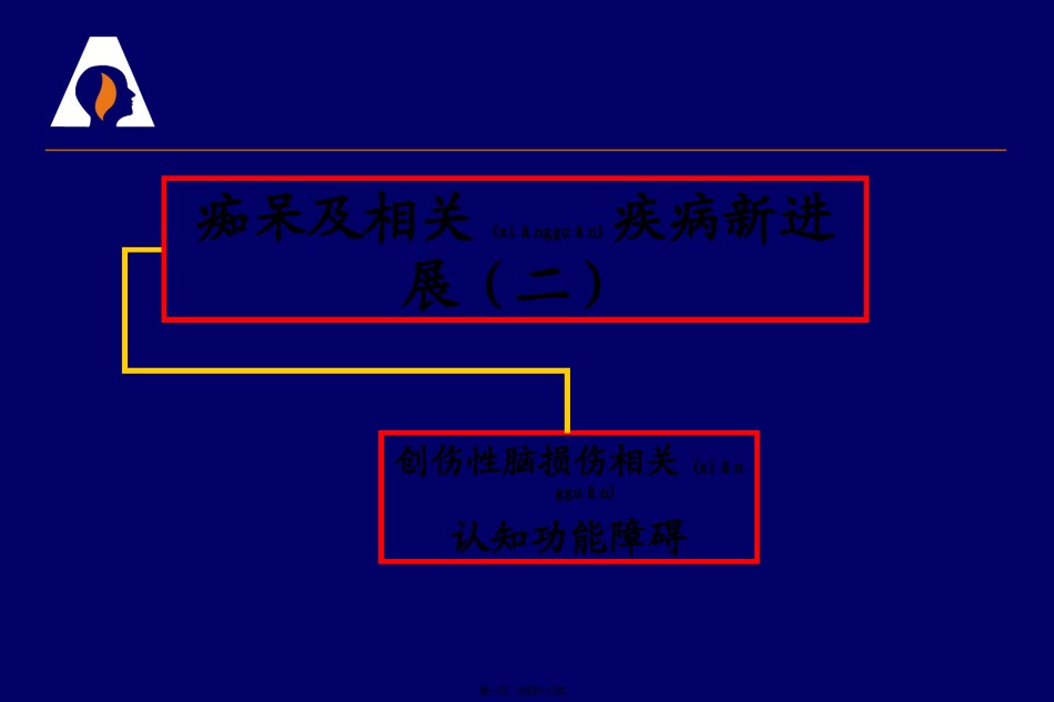 2022年医学专题—创伤性脑损伤相关认知障碍.ppt_第1页